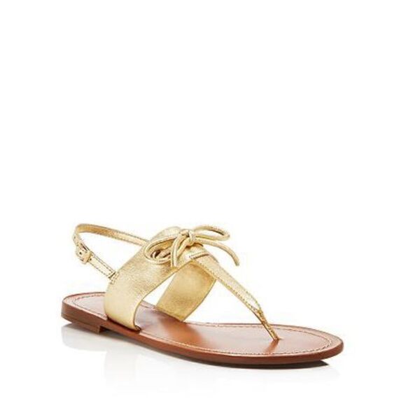 KATE SPADE NEW YORK
Women's Carolina Metallic Thong Sandals 9.5M - Picture 1 of 6